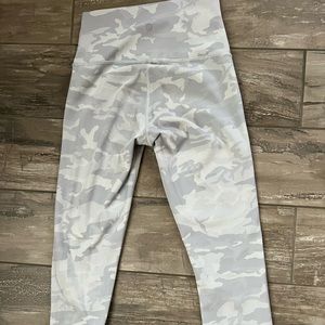 White Camo Lululemon Leggings